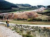 The good shepherd--Camino continues down and to right