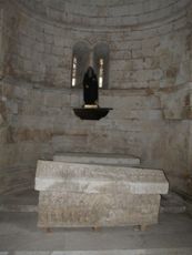 Santiago shrine in church.