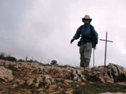 Another shot--note how low my pack is riding on my back.
