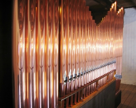 antiphonal pipes of the Aeolian-Skinner organ